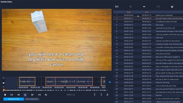 How to convert speech to text in the Subtitle Editor with VideoStudio смотреть онлайн