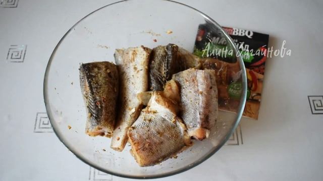 Жареный минтай в маринаде "Кавказский" от "Айдиго" смотреть онлайн
