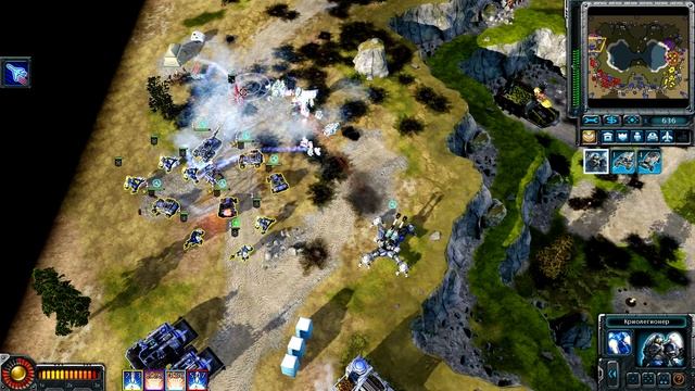 Red Alert 3 - Uprising | Сражение Альянс vs Империя 3х3 "Технологическое Превосходство" смотреть онлайн