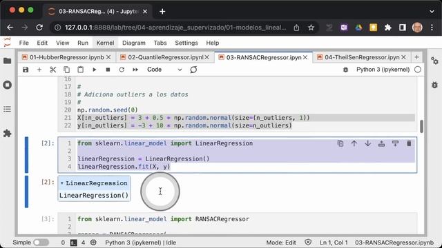 ML con scikit-learn Ep 27.03 | Random sample consensus (RANSAC) смотреть онлайн