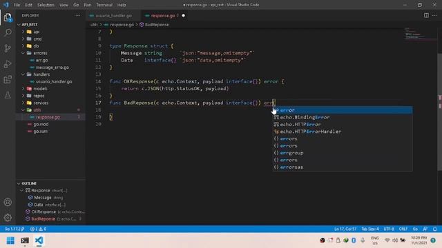 Como estructurar tu proyecto en GO - API - Golang смотреть онлайн