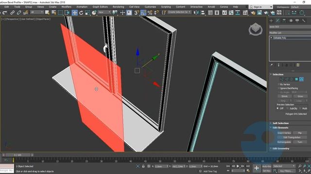 Как вставить окно в 3D Max? (часть2) смотреть онлайн