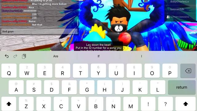 Playing ROBLOX Free boombox with supportuserandvg! смотреть онлайн
