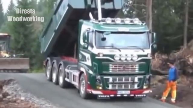 World Dangerous Idiots Heavy Equipment Truck Skills Driving, Extreme Fast Operator Road Truck Fails
