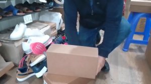 Делаем полочки из коробок для обуви