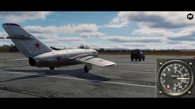 How to start the MIG-15 BIS in DCS World l Taxi and Takeoff l Tutorial Series смотреть онлайн