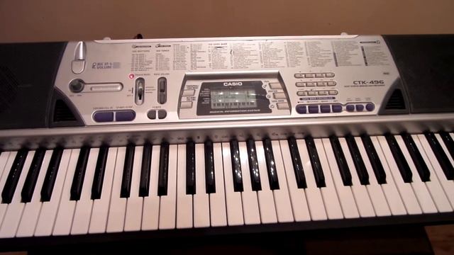 Casio CTK-496 Electronic Keyboard смотреть онлайн