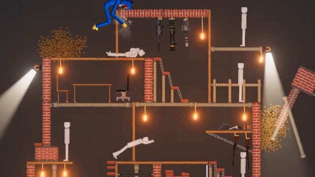 Omni Men vs Boxy Boo and Huggy Wuggy in People Playground смотреть онлайн