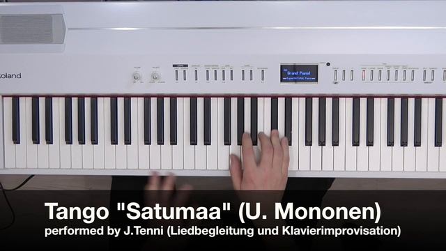 Tango Satumaa - learn to play tango accompaniments from chord symbols смотреть онлайн