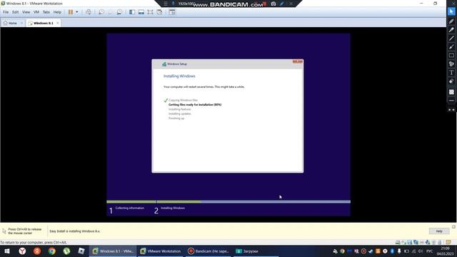 Как установить windows 8.1 на vmware workstation 14 pro смотреть онлайн