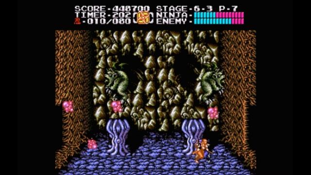 Super Nintendo (Snes) 16-bit Ninja Gaiden 2 part The Dark Sword of Chaos Битва с Боссами