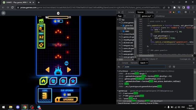 Neon blaster 2 Telegram Gamee hack смотреть онлайн