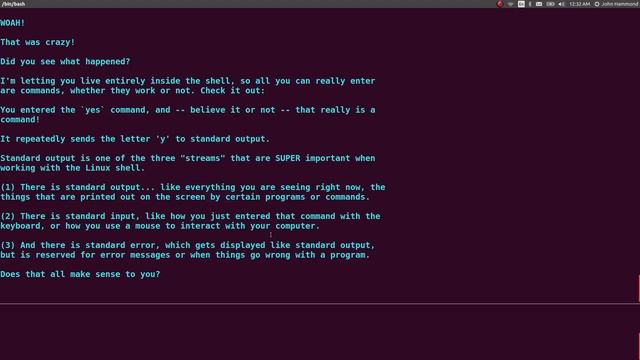 Introduction to Linux [03] BASH Training Wheels Shell смотреть онлайн