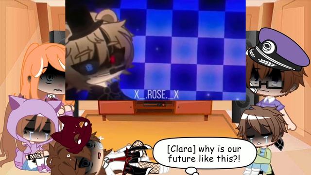 Past Afton’s react to future {Mostly micheal} ep1~.~ смотреть онлайн