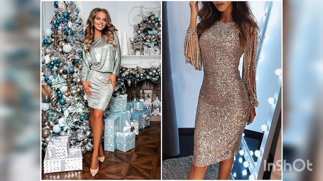 Новогодний образ 2022. Наряд, макияж, прическа для Новогодней ночи 2022. Тренды. Новогодние платья смотреть онлайн