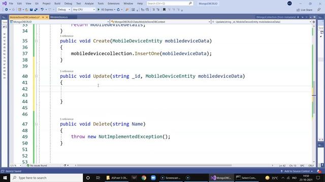 Asp.net Core MVC with MongoDB Database Tutorial смотреть онлайн