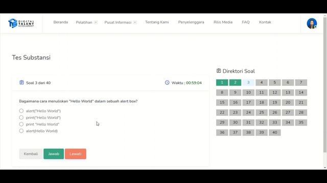 Tes Substansi Digitalent Kominfo 2021 | HTML, CSS, dan Javascript - Progate - PROA смотреть онлайн