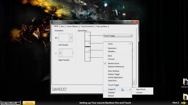 Wacom Bamboo Pen and Touch Set-Up Walkthrough / Tutorial HD смотреть онлайн