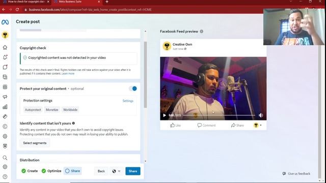 Copyright Check Before Publish Content on Facebook | How Protect your original content on Facebook смотреть онлайн