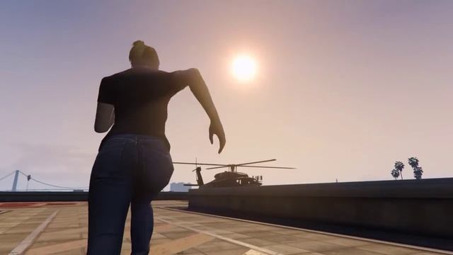 Rockstar Editor PS4 - Vinewood Zombie T-shirt showcase - Freemode Event GTA 5 смотреть онлайн
