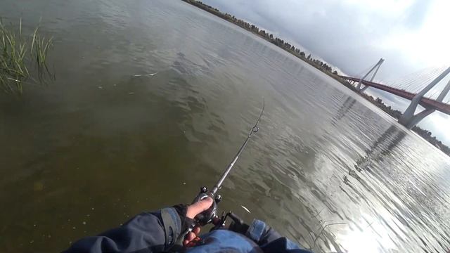 Рыбалка р Ока под мостом смотреть онлайн