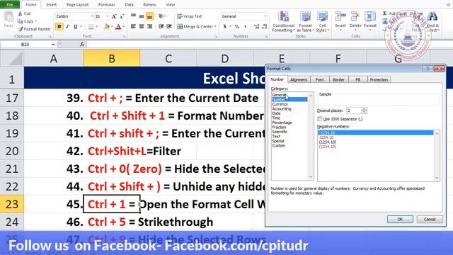 MS EXCEL- ADVANCE SHORTCUT KEYS Part-2 |Learn Excel in Hindi