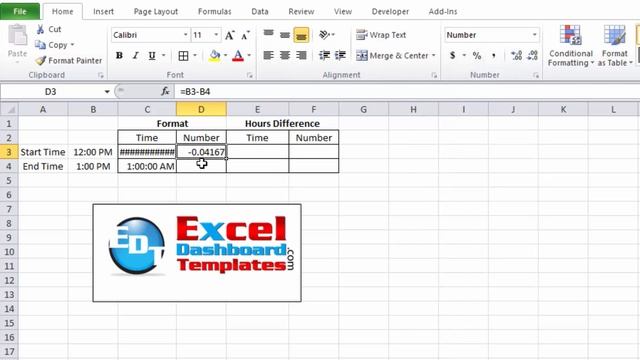 Calculating Hours Difference of Time in Excel Spreadsheets смотреть онлайн