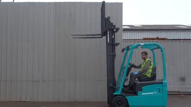 MITSUBISHI FB16NT 3 WHEEL ELECTRIC FORKLIFT TRUCK FOR SALE WEST MIDLANDS смотреть онлайн