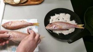 Жареная барабулька