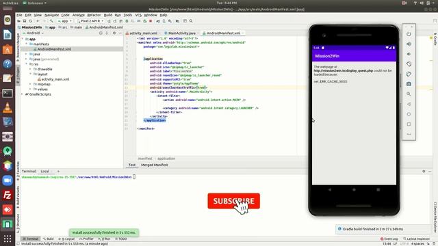 How To Fix net::ERR CLEARTEXT NOT PERMITTED and ERR CACHE MISS On Android смотреть онлайн