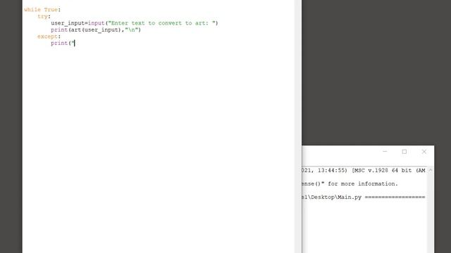 Python Art - Text to ASCII image art смотреть онлайн