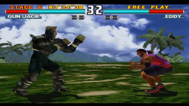 Tekken 3 ( PS1 ) phá đảo hệ khó với người máy Gun Jack смотреть онлайн