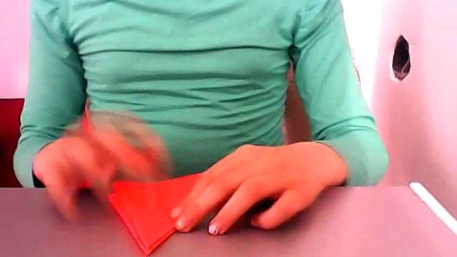 Как делать из бумаги лису))) смотреть онлайн