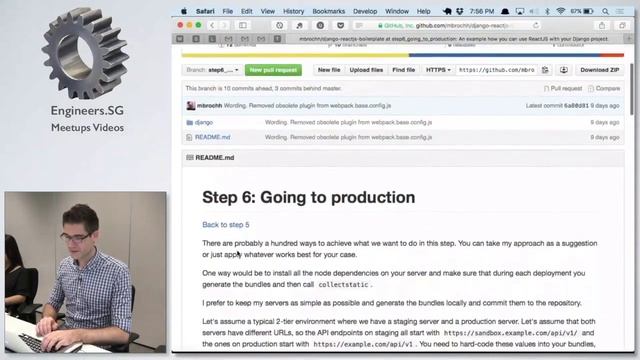ReactJS Django App Development Workshop смотреть онлайн