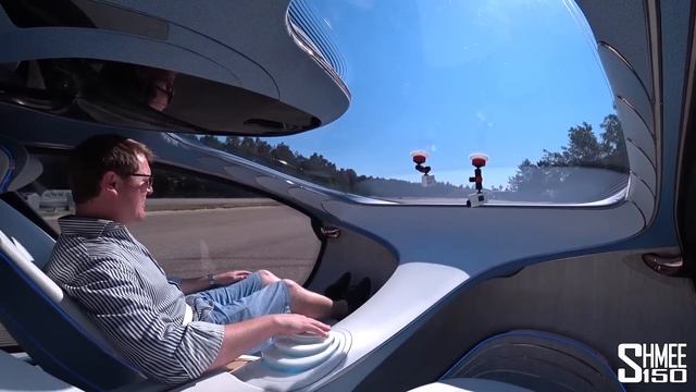 FIRST DRIVE in the Mercedes of the FUTURE! Vision AVTR смотреть онлайн