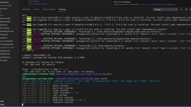 Cloning an Ionic project using Git command смотреть онлайн