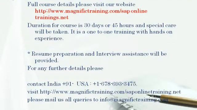 Sap BI BW OnlineTraining In India смотреть онлайн