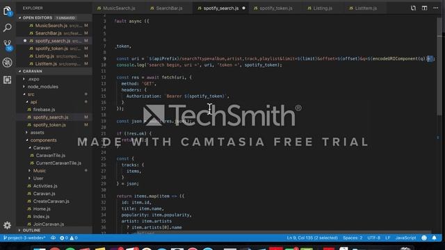 Spotify API with React Native - Project 3 смотреть онлайн
