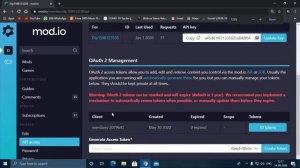How to find mod.io user id??