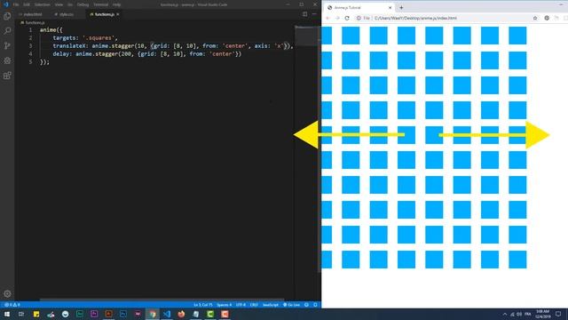 Anime.js Tutorial - Keyframes, Staggering, Timelines And Controls смотреть онлайн