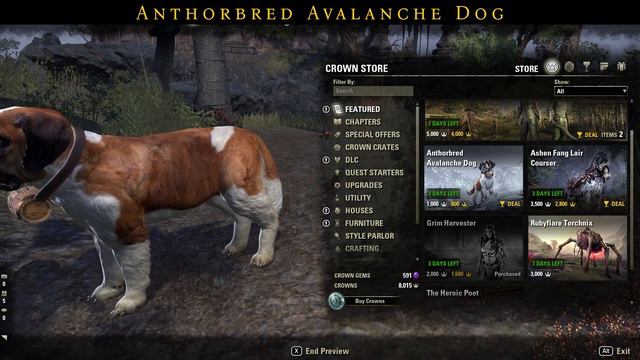 ESO: Crown Store May 01, 2023 смотреть онлайн