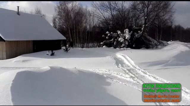 Самодельный снегоход vs толкач-буксировщик смотреть онлайн