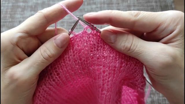 ВЯЗАНЫЙ ВОЛАН СПИЦАМИ. КАК СВЯЗАТЬ ВОЛАН НА ИЗДЕЛИИ. смотреть онлайн