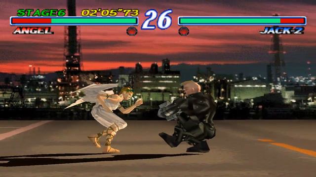 Tekken 2 - Angel Arcade Playthrough смотреть онлайн