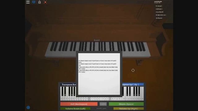 SHEETS For 20+ Popular ROBLOX PIANO Songs | TUTORIAL