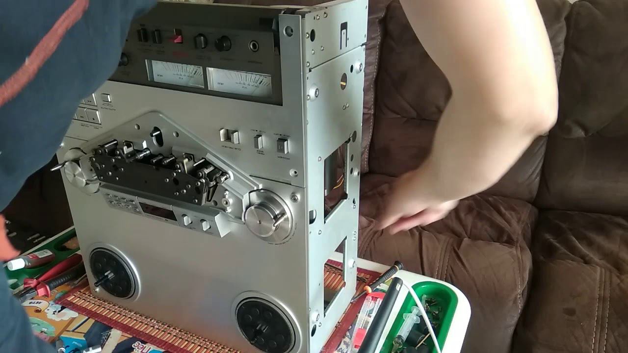 AKAI GX-747 ремонт. Часть 2. смотреть онлайн