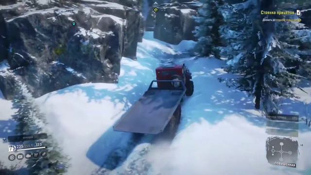 Snow Runner Alaska Off road Mission Parking trailers смотреть онлайн