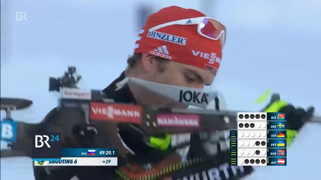 Ruhpolding-2017. Team Germany in men's relay смотреть онлайн