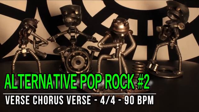 90 BPM - Alternative Pop Rock #2 - 4/4 Drum Track - Metronome - Drum Beat смотреть онлайн