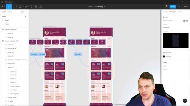 Curso de Figma - Como criar o carrossel no aplicativo [Aula 08] смотреть онлайн